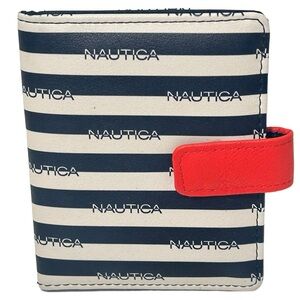 Nautica ID Red White Blue Safe Passport Case